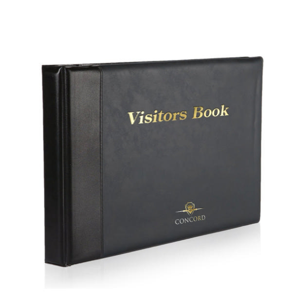 Concord Black Visitors Book 85710/CD14