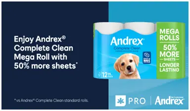 Andrex complete clean