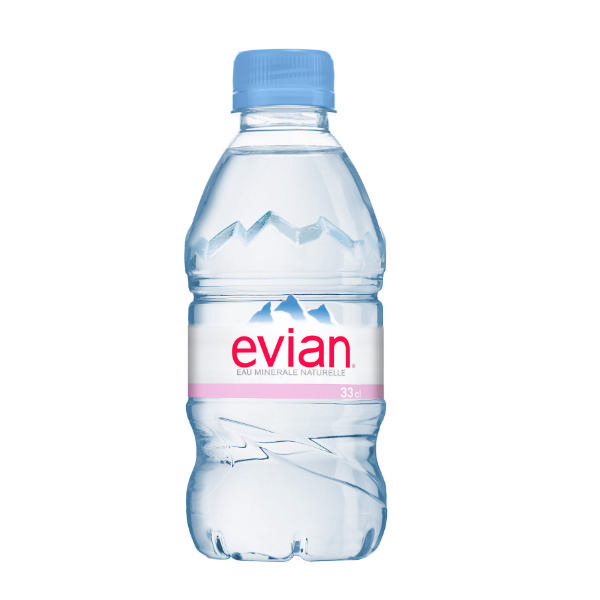 Evian Natural Spring Water 330ml (24 Pack) A0106212