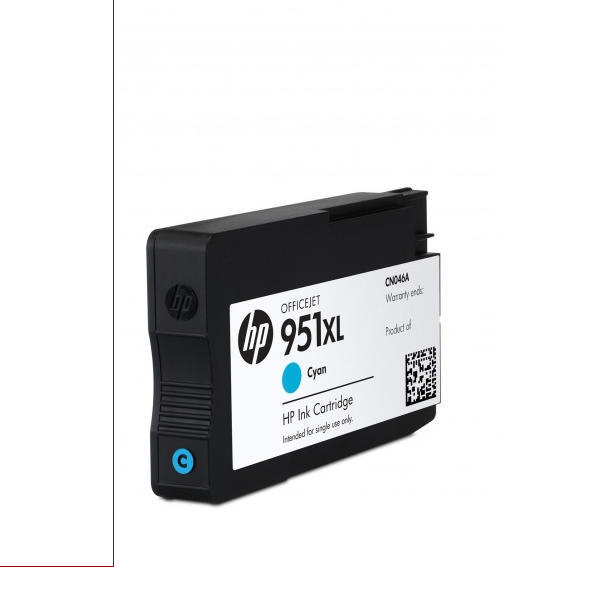 HP 951XL Cyan Officejet Inkjet Cartridge CN046AE