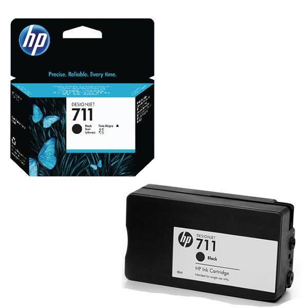 HP 711 Black Inkjet Cartridge CZ133A