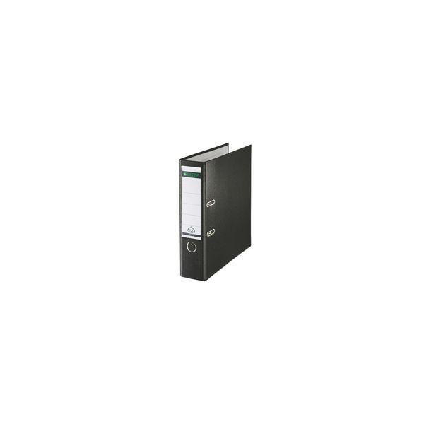 Leitz 180° Polypropylene A4 80mm Black Lever Arch File (10 P