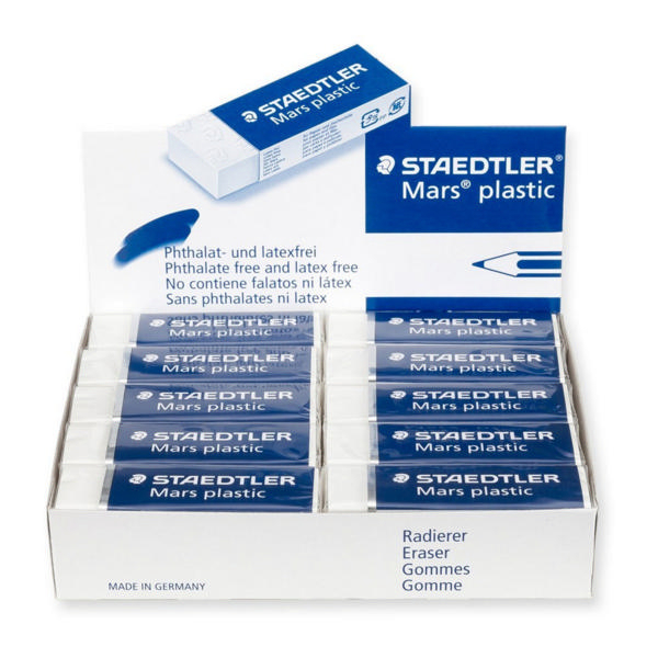 Staedtler Mars Plastic Erasers (20 Pack) 52650