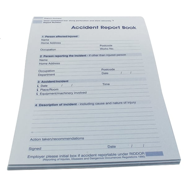 Buy accident report book